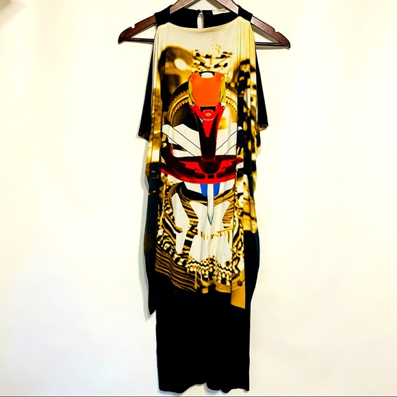 Givenchy Dresses & Skirts - Givenchy Womens African Himba Robot Tribal Print Dress Size Medium